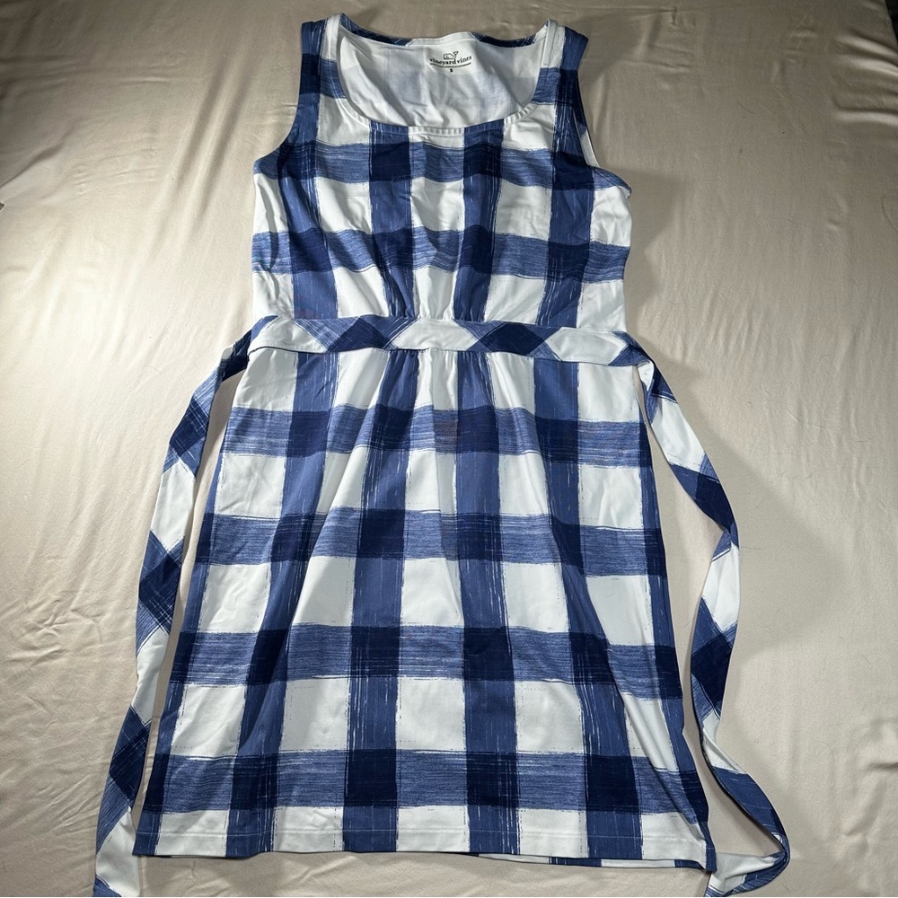 Vineyard Vines gingham dress Preppy normcore picnic spring cottagecore summer